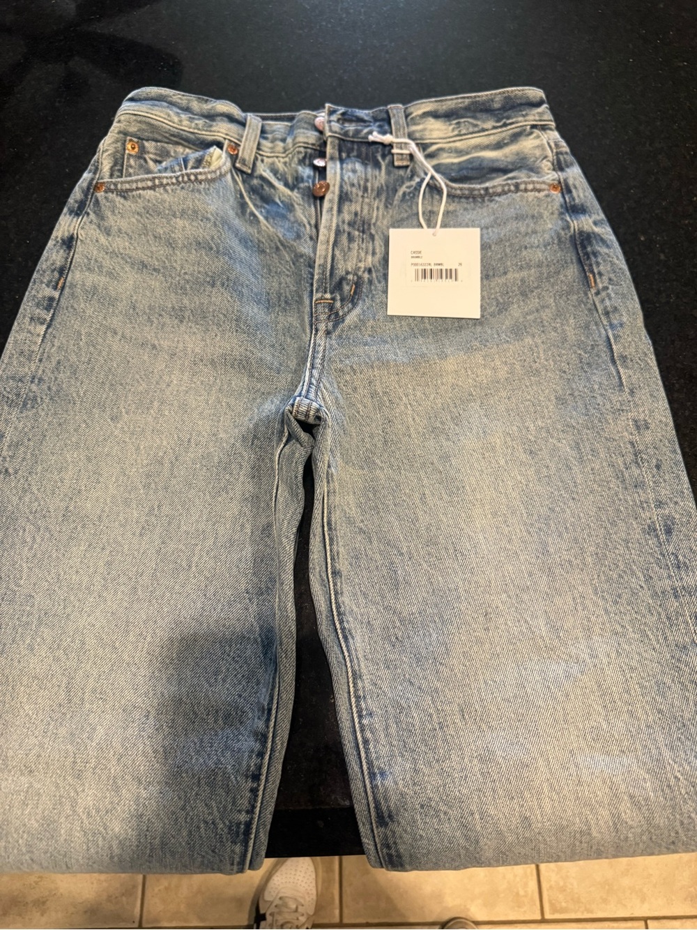 CASSIE SUPER HIGH RISE STRAIGHT JEAN - BRAMBLE - Picture 6 of 11